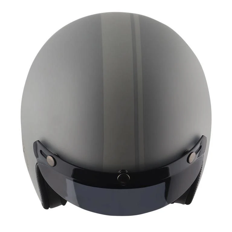 Axor Retro Jet Euro Globe Helmet - Dull Cool Grey - Image 5