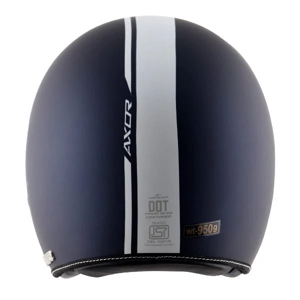 Axor Retro Jet Euro Globe Helmet - Dull Royal Blue - Image 3
