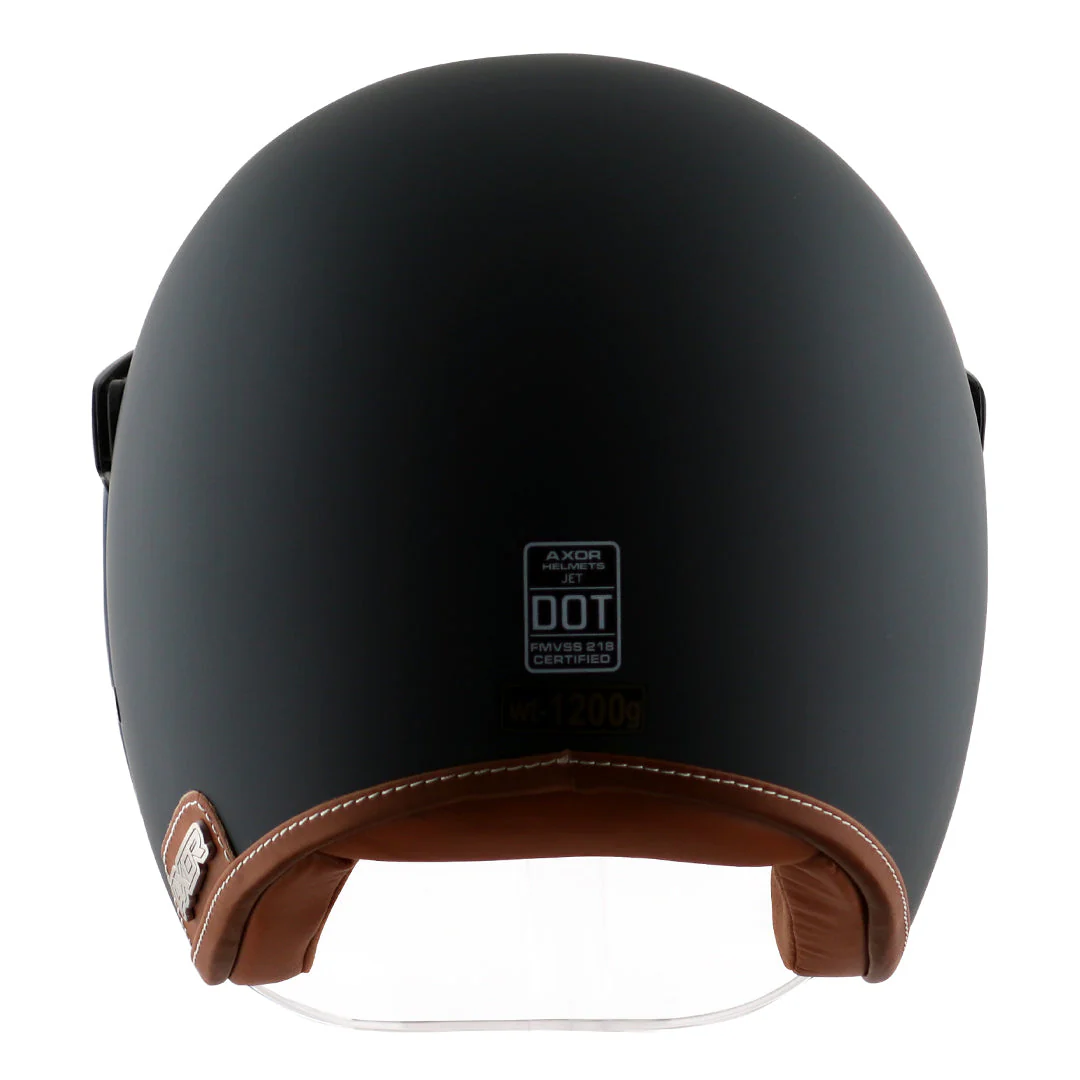 AXOR Retro Jet Helmet - Black - Image 4