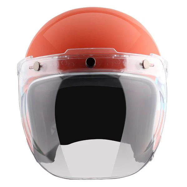 Axor Retro Jet Sportz C13 Helmet - Orange Blue - Image 5