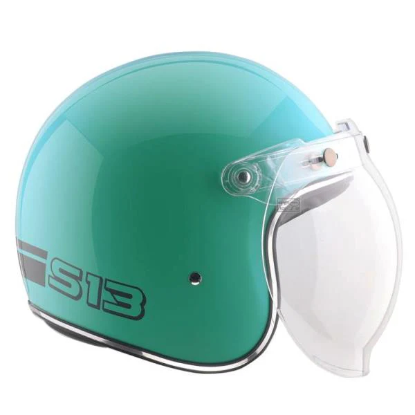Axor Retro Jet Sportz S13 Helmet - Blue Black - Image 2