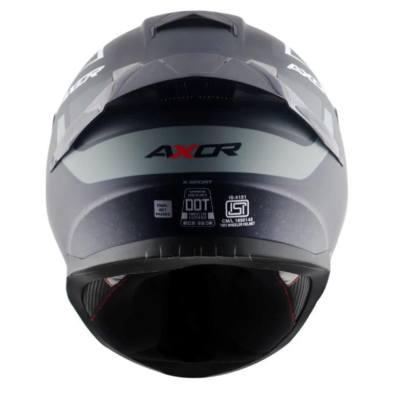 Axor Saber X-Sport Helmet - Dull Black Blue - Image 3