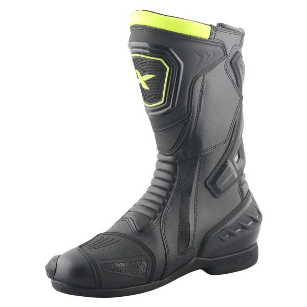 Axor Slipstream Pro Riding Boots (Black Neon Green) - Image 6