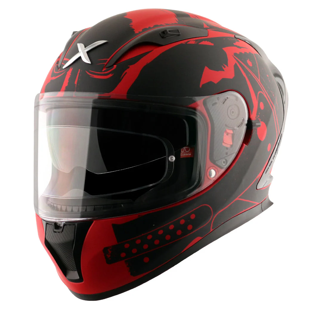 Axor Street DC Batman Helmet (Dull Red Black)
