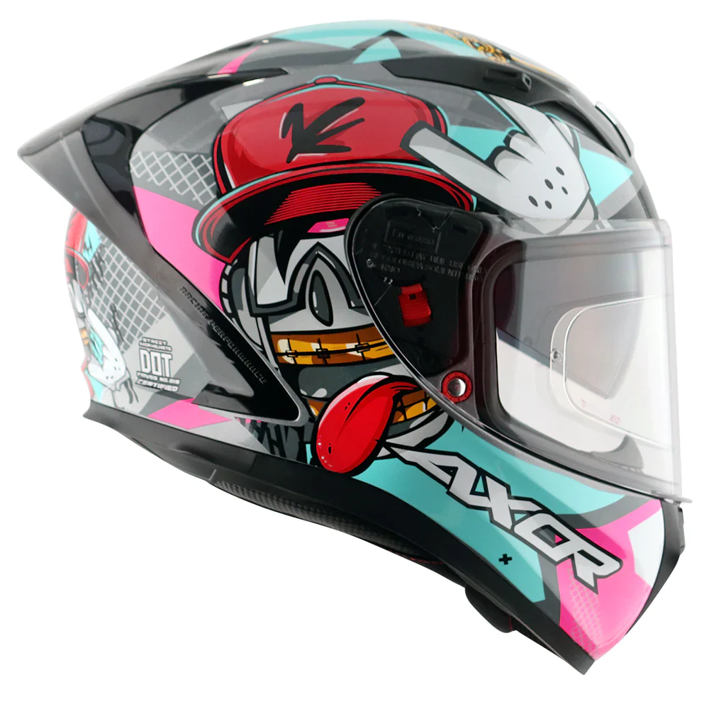 Axor Street Hip Hop Helmets - Athena Grey Mint - Image 4