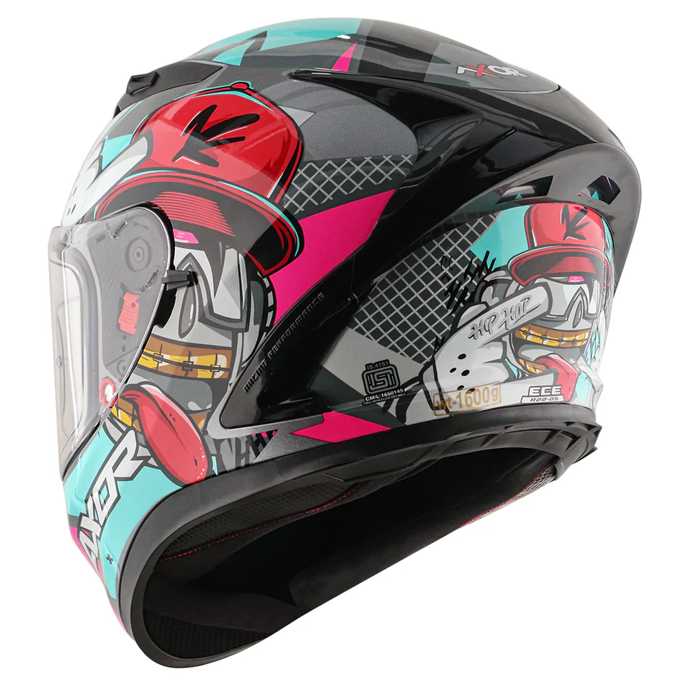 Axor Street Hip Hop Helmets - Athena Grey Mint - Image 7
