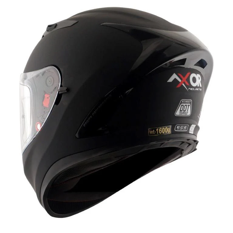 Axor Street Solid Black Helmet - Dull Black - Image 7