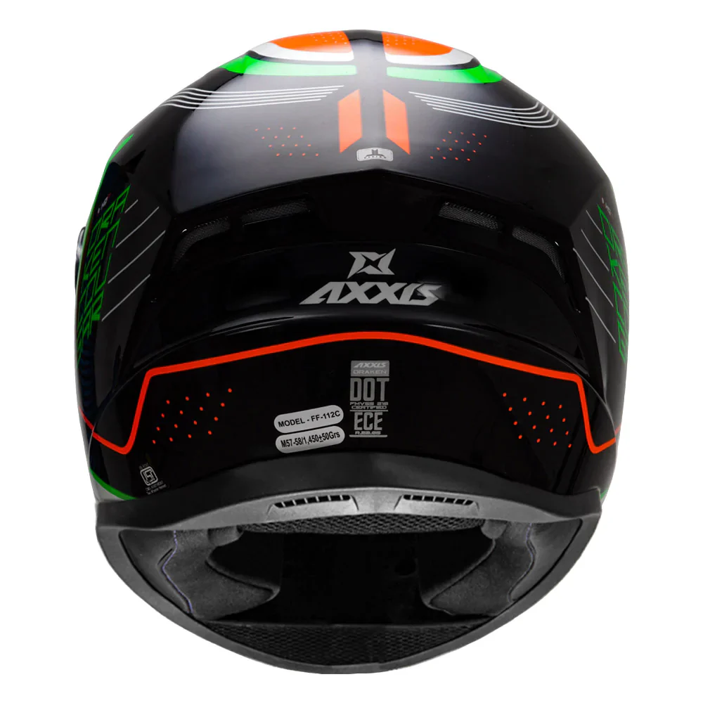 AXXIS Draken S Cougar Helmet - Green - Image 3