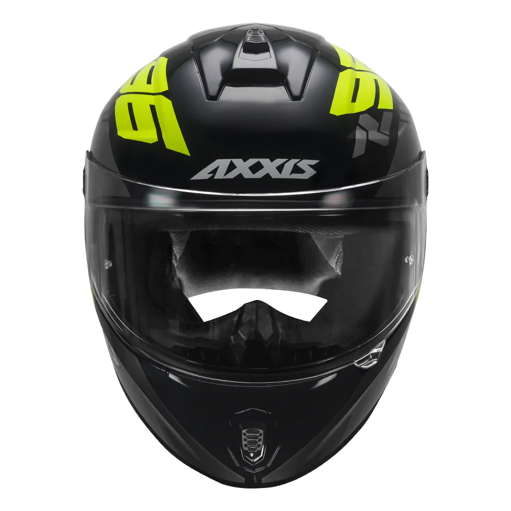 AXXIS Draken S Z96 Helmet for Bikes - Fluorescent Yellow - Image 2