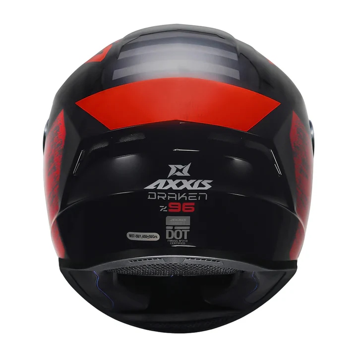 AXXIS Draken S Z96 Helmet for Bikes - Red - Image 4
