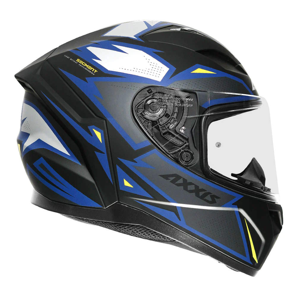 AXXIS Segment MAD Matt Grey Helmet - Image 4