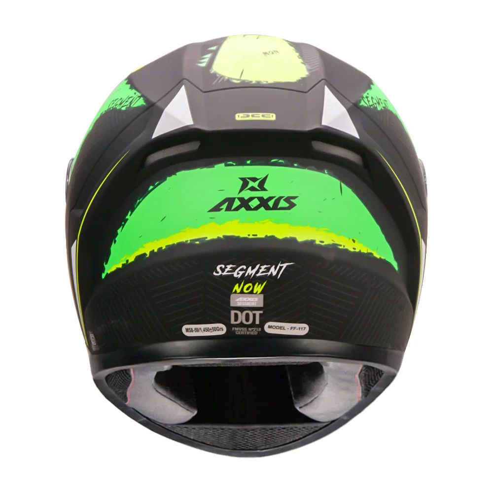 AXXIS Segment Now Helmet - Fluorescent Green - Image 2