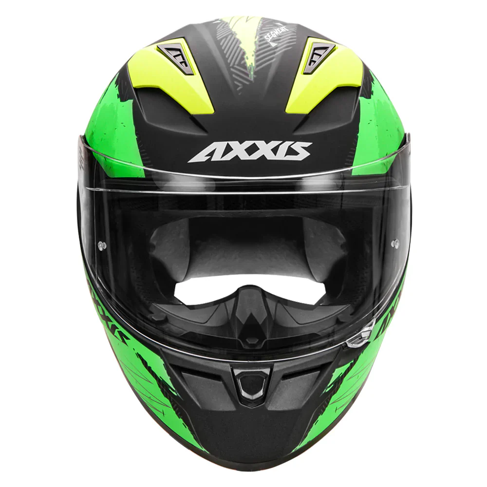 AXXIS Segment Now Helmet - Fluorescent Green - Image 3