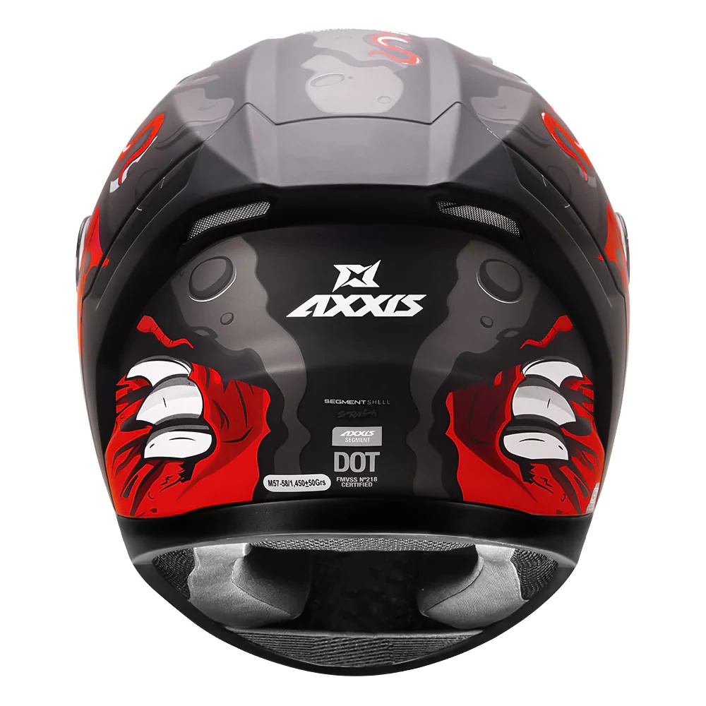 AXXIS Segment Scratch Helmet - Matt Grey - Image 3