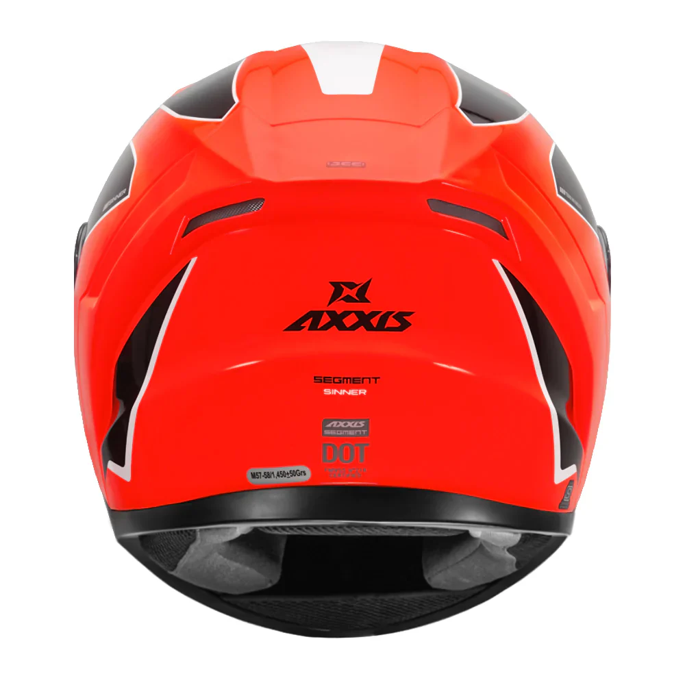 AXXIS Segment Sinner Helmet - Red - Image 3