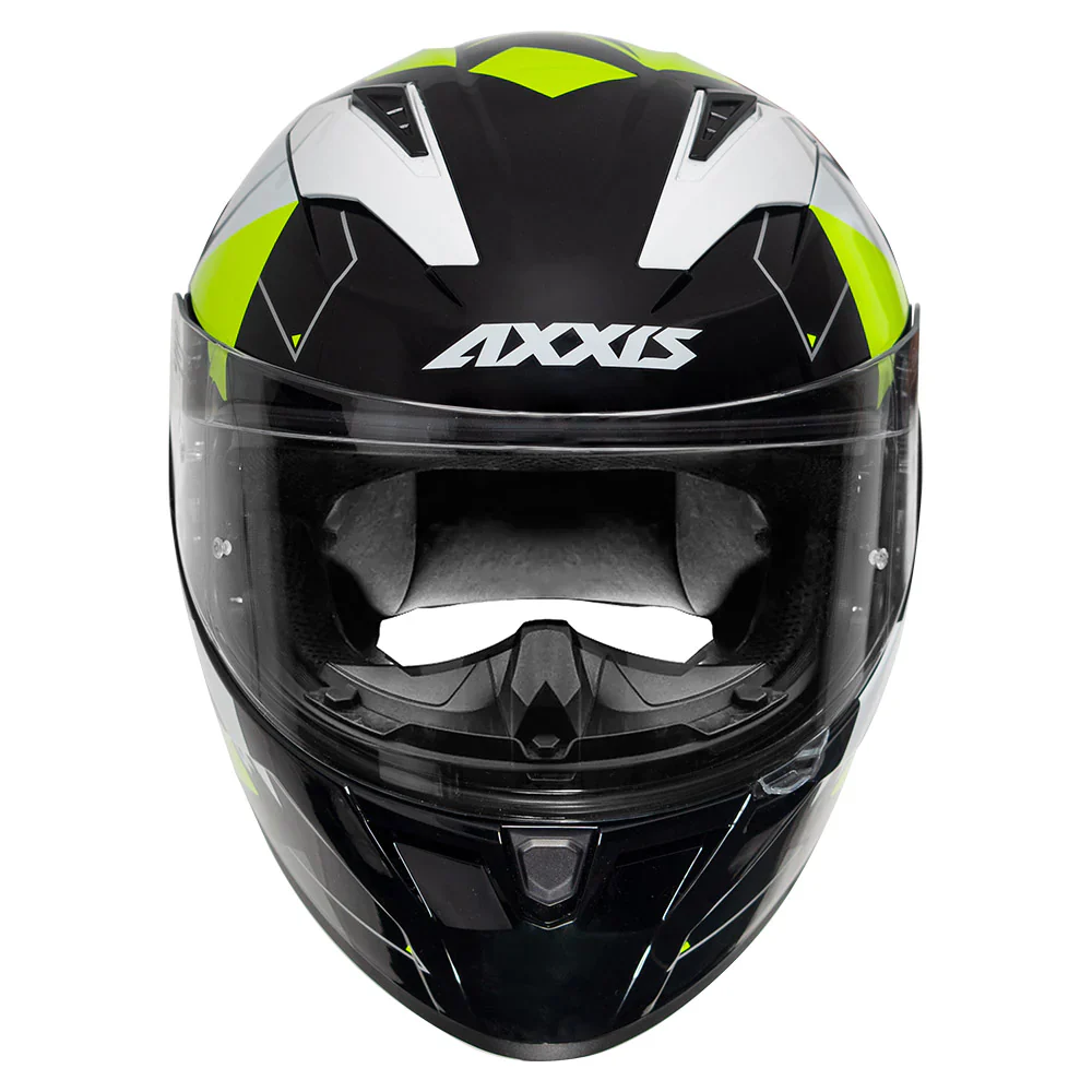 AXXIS Segment Switch Black & Fluorescent Yellow Helmet - Image 3