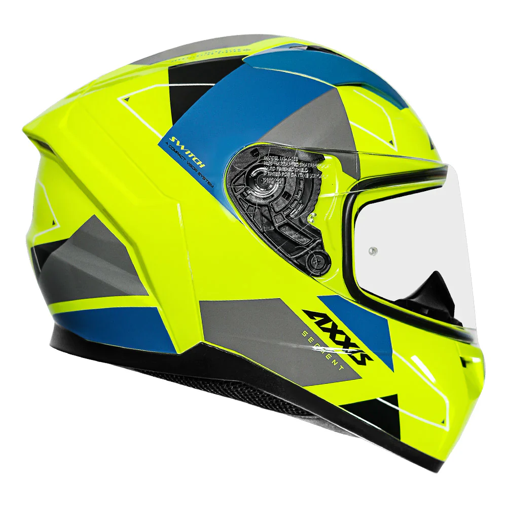AXXIS Segment Switch Fluorescent Yellow Helmet - Image 4