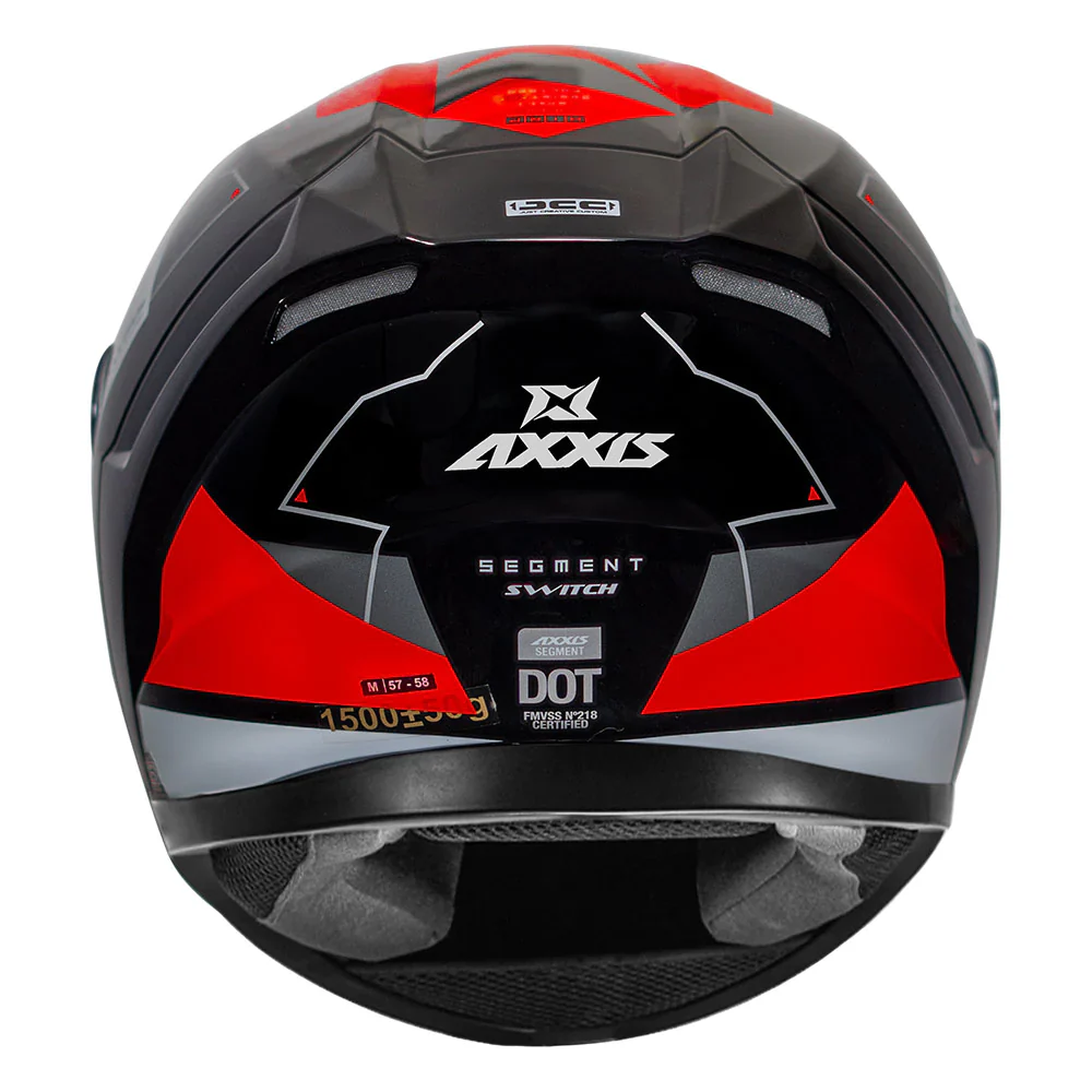 AXXIS Segment Switch Glossy Red Helmet - Image 2