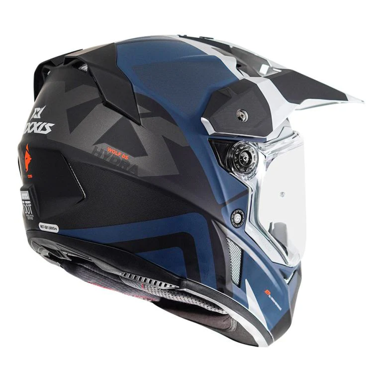 AXXIS Wolf DS Hydra Grey Helmet - Image 5