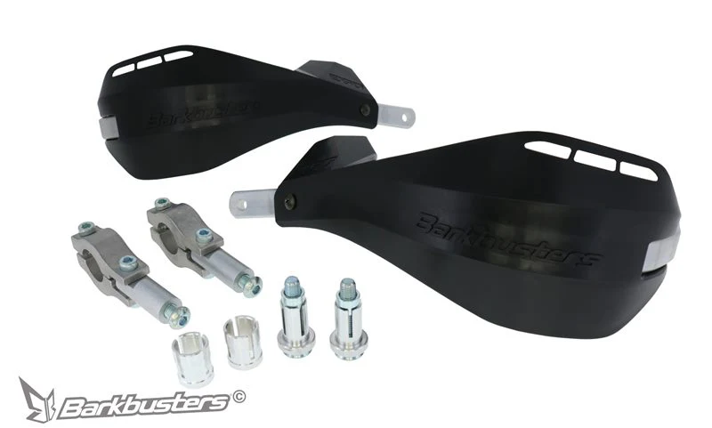 Barkbusters EGO Mini Handguard – Two Point Mount (Straight 22mm) - Black on Black EGO-204-BB