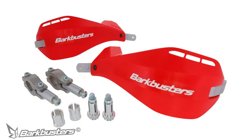 Barkbusters EGO Mini Handguard – Two Point Mount (Straight 22mm) - Red EGO-204-RD