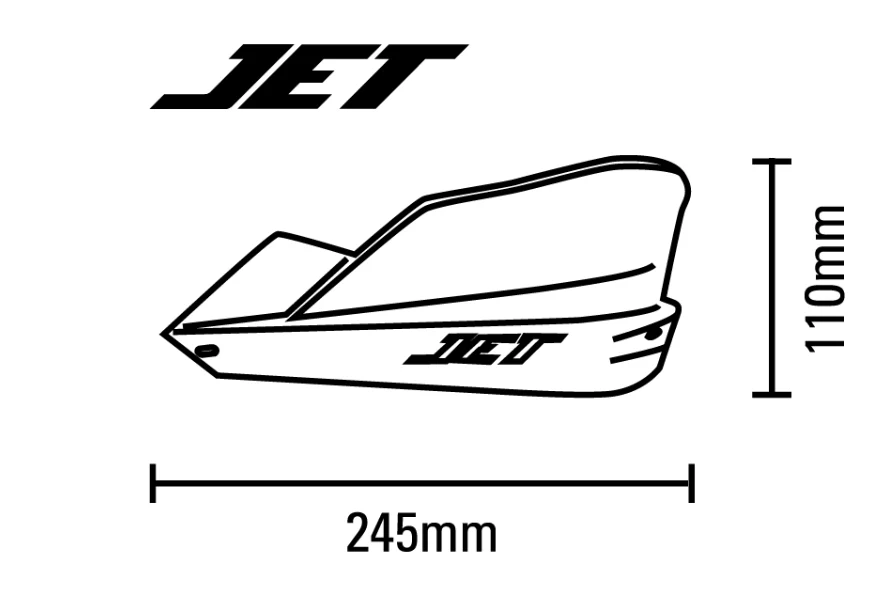 Barkbusters JET Guards – White - JET-003-00-WH - Image 2