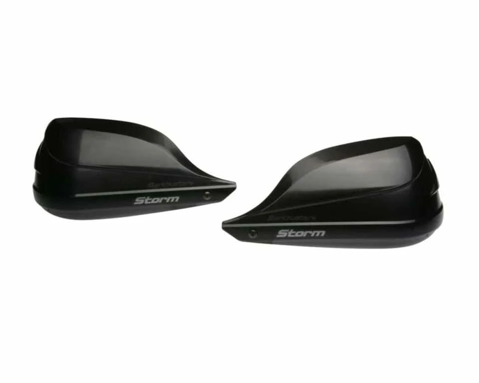 Barkbusters Storm Handguard – Single Point Bar End Mount For Hollow Handlebars – Black - STM-005-02-BK - Image 2