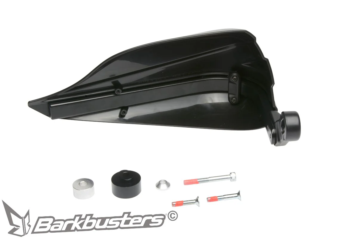 Barkbusters Storm Handguard - Single Point Bar End Mount (Threaded) - Black - STM-007-02-BK - Image 3