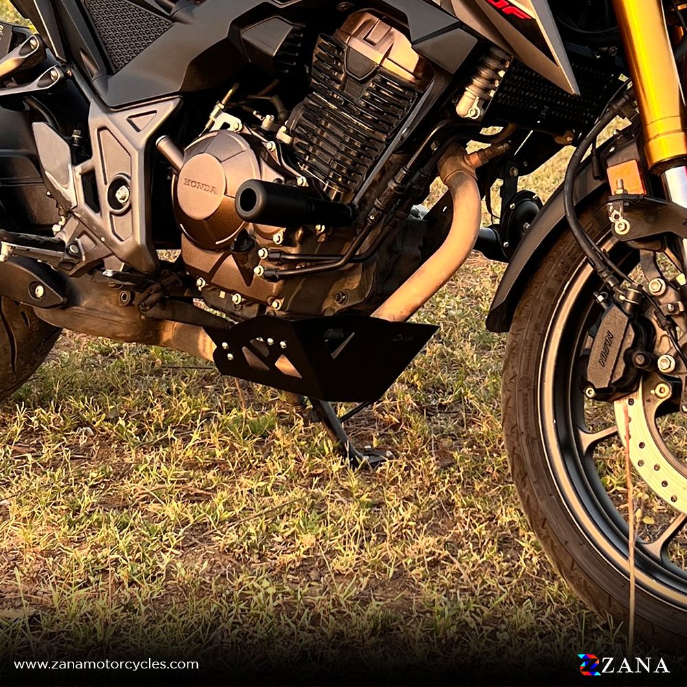 Bash Plate Black for Honda CB300F - ZANA - ZI-8314 - Image 3