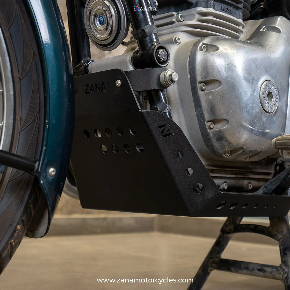 Bash Plate Black for RE Classic 350 Reborn-ZANA - ZI-8282 - Image 3