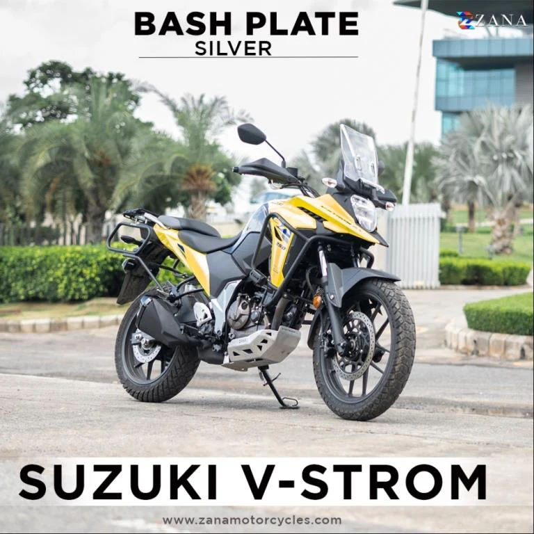 Bash Plate MS Silver for Suzuki Vstrom 250 - ZANA - ZI-8237 - Image 4
