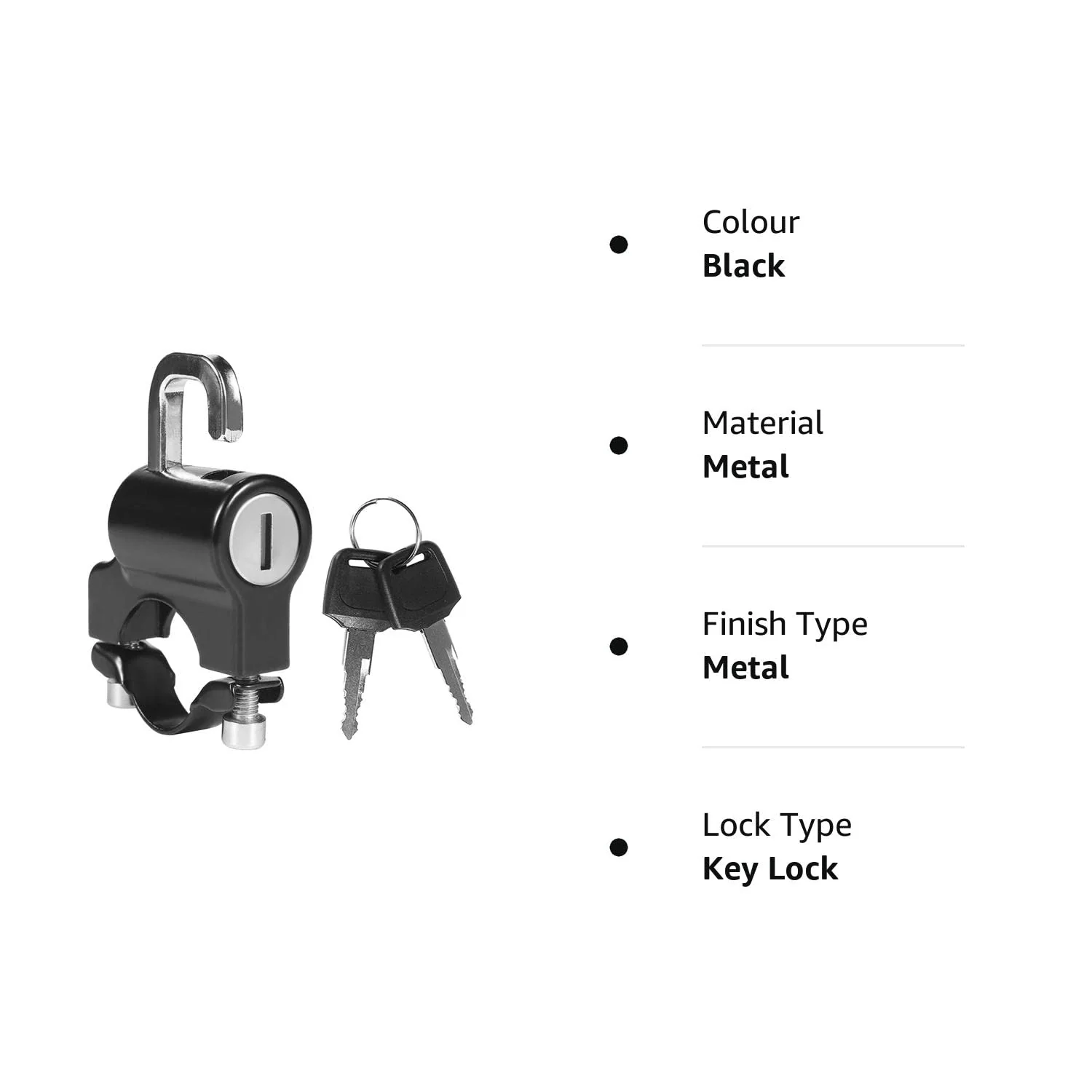 Handlebar Helmet Lock for Motorcycles - Image 4