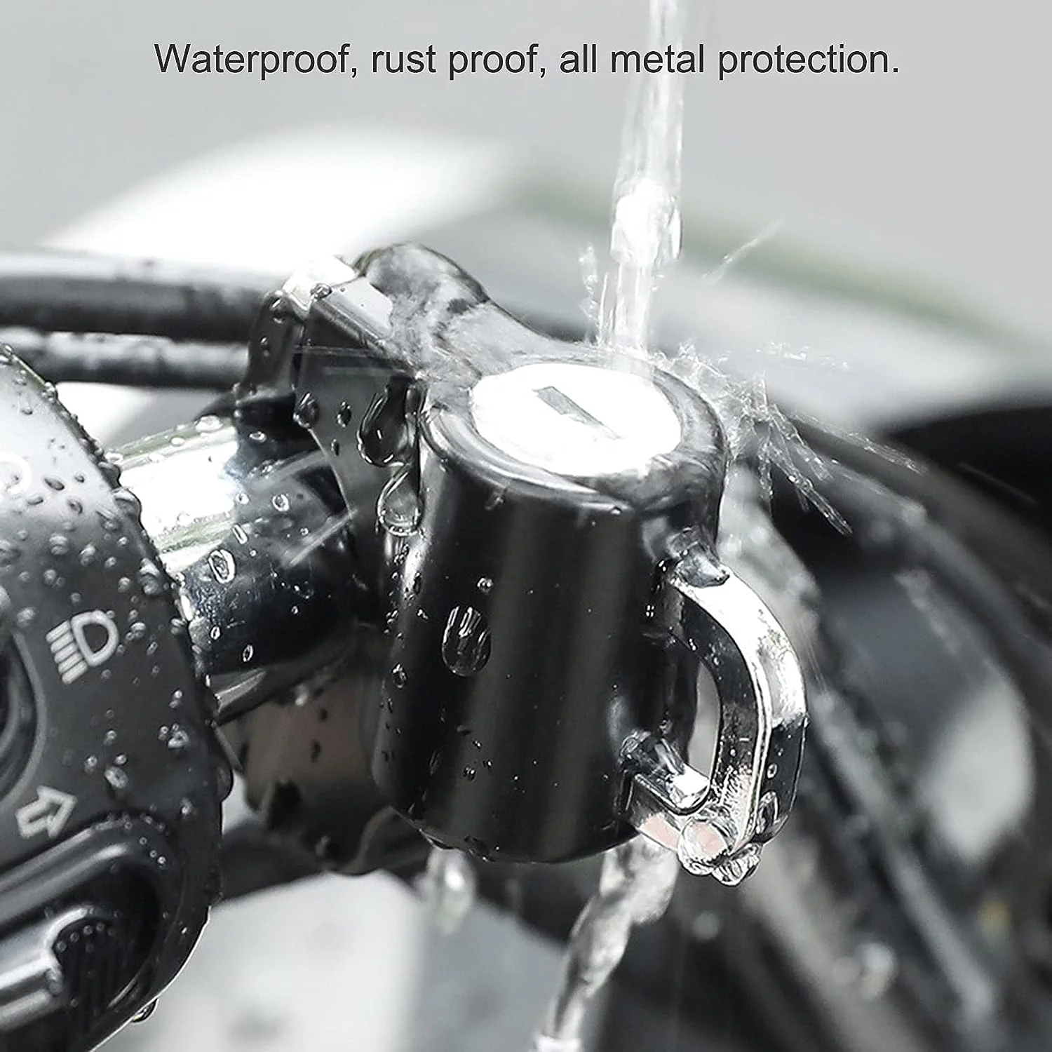 Handlebar Helmet Lock for Motorcycles - Image 5
