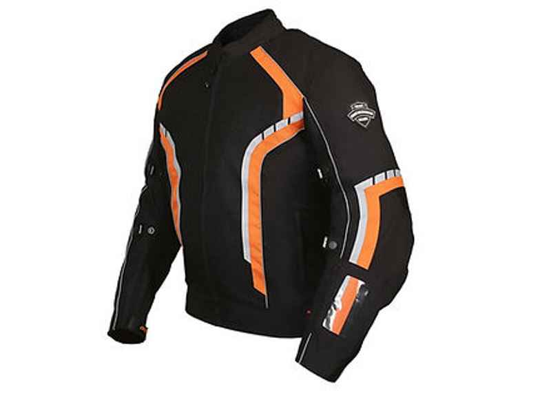Xplorer Riding Jacket – Orange-BBG - Image 3