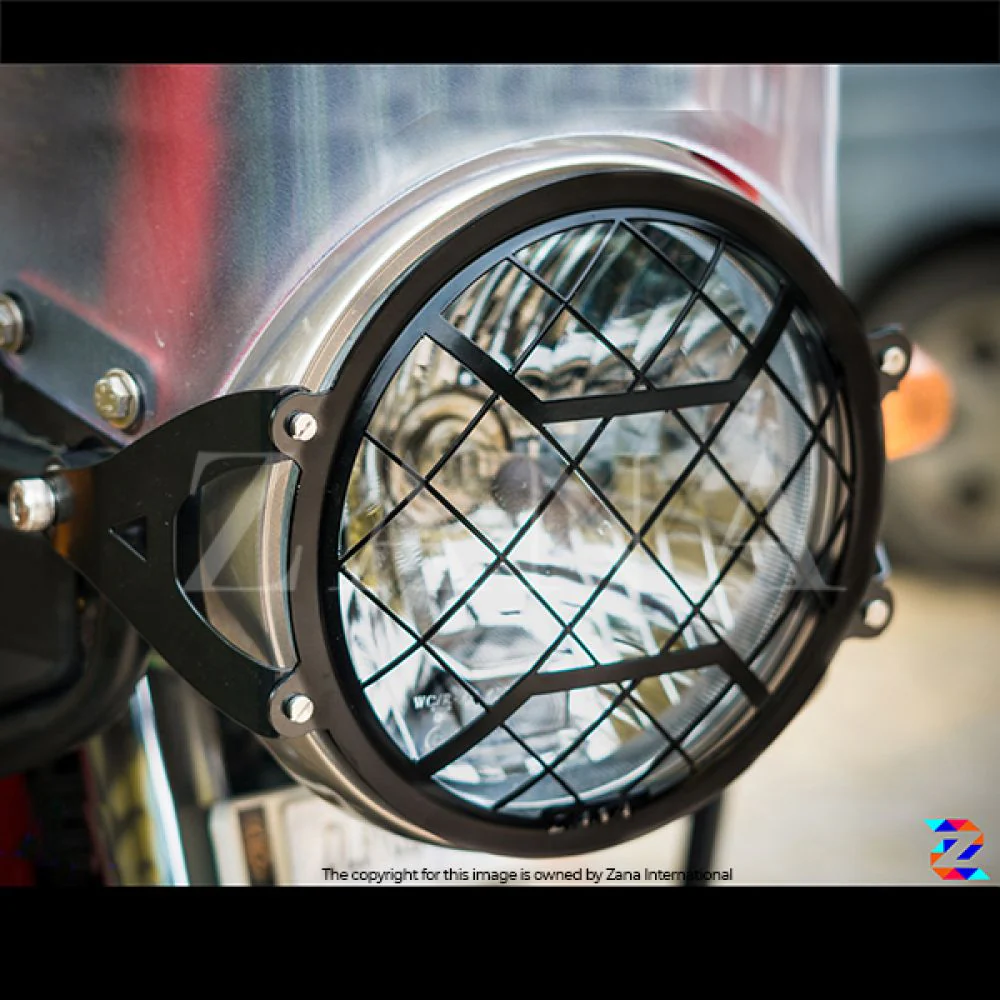 Black Head Light Grill Type-2 for Himalayan (2016-2022)&amp;Himalayan BS6 (2021) by ZANA-ZI-8137 - Image 2