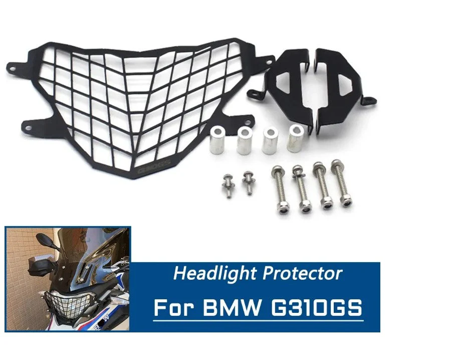 BMW 310 GS Headlight Grill - Black - Image 2