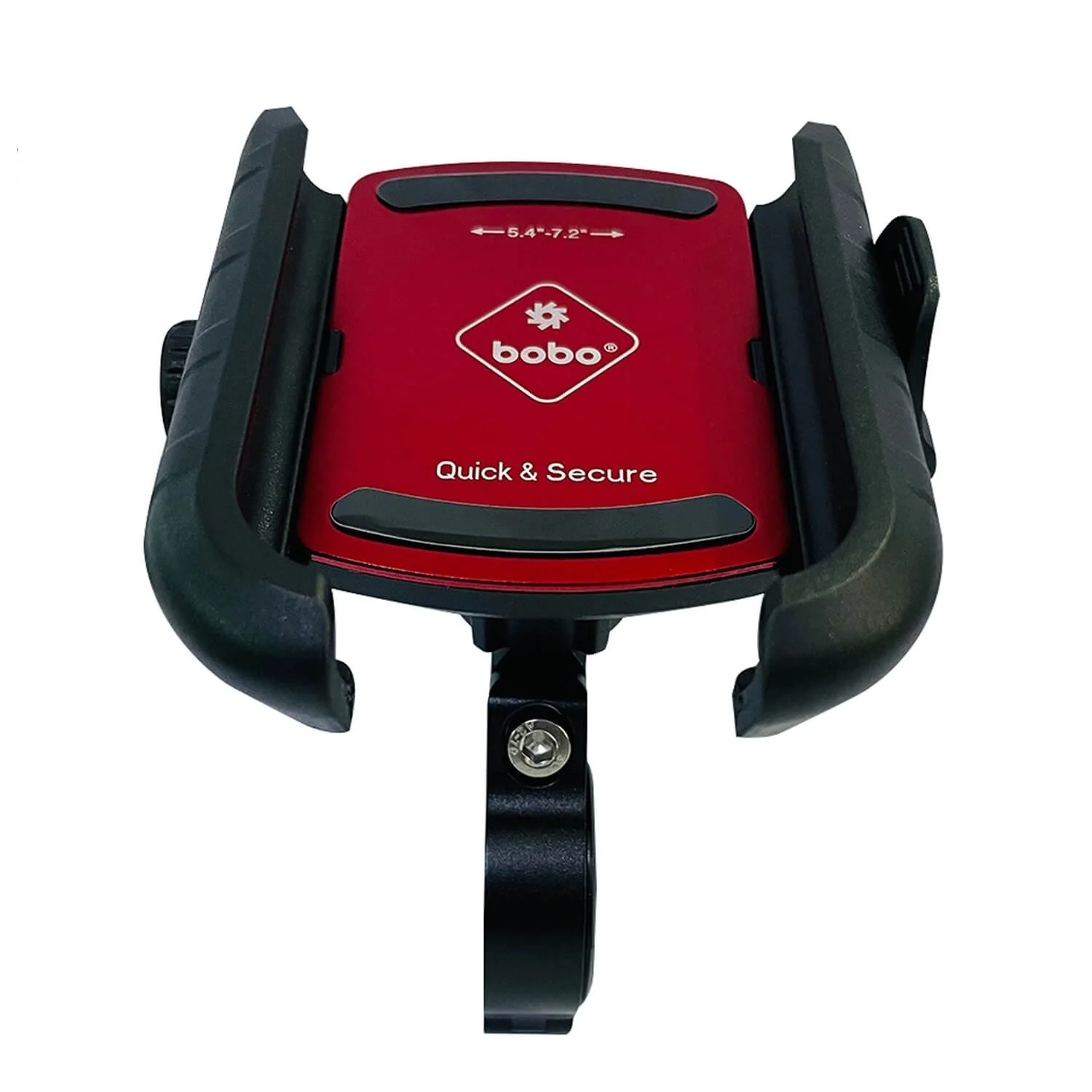 BOBO BM14 Quick Release Enhanced BM4 Bike / Cycle Phone Holder Motorcycle Mobile Mount (Red)-BB-BM-014-001002
