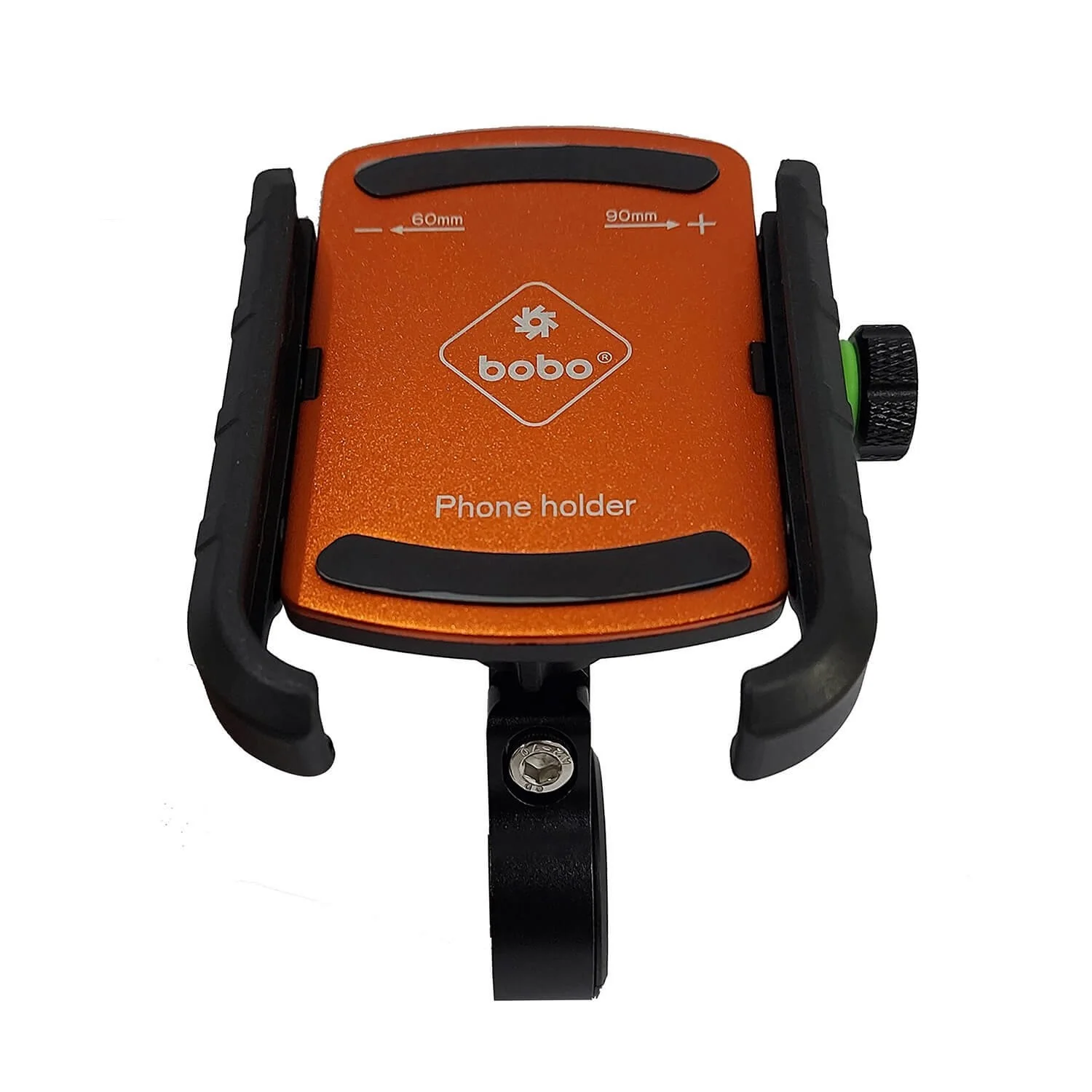 BOBO BM4 Jaw-Grip Bike / Cycle Phone Holder Motorcycle Mobile Mount (Orange)-BB-BM-004-001005