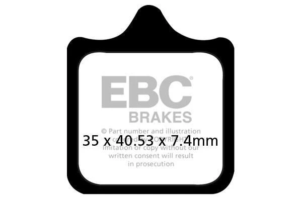 EBC Brake Pad - EPFA322/4HH Extreme Pro
