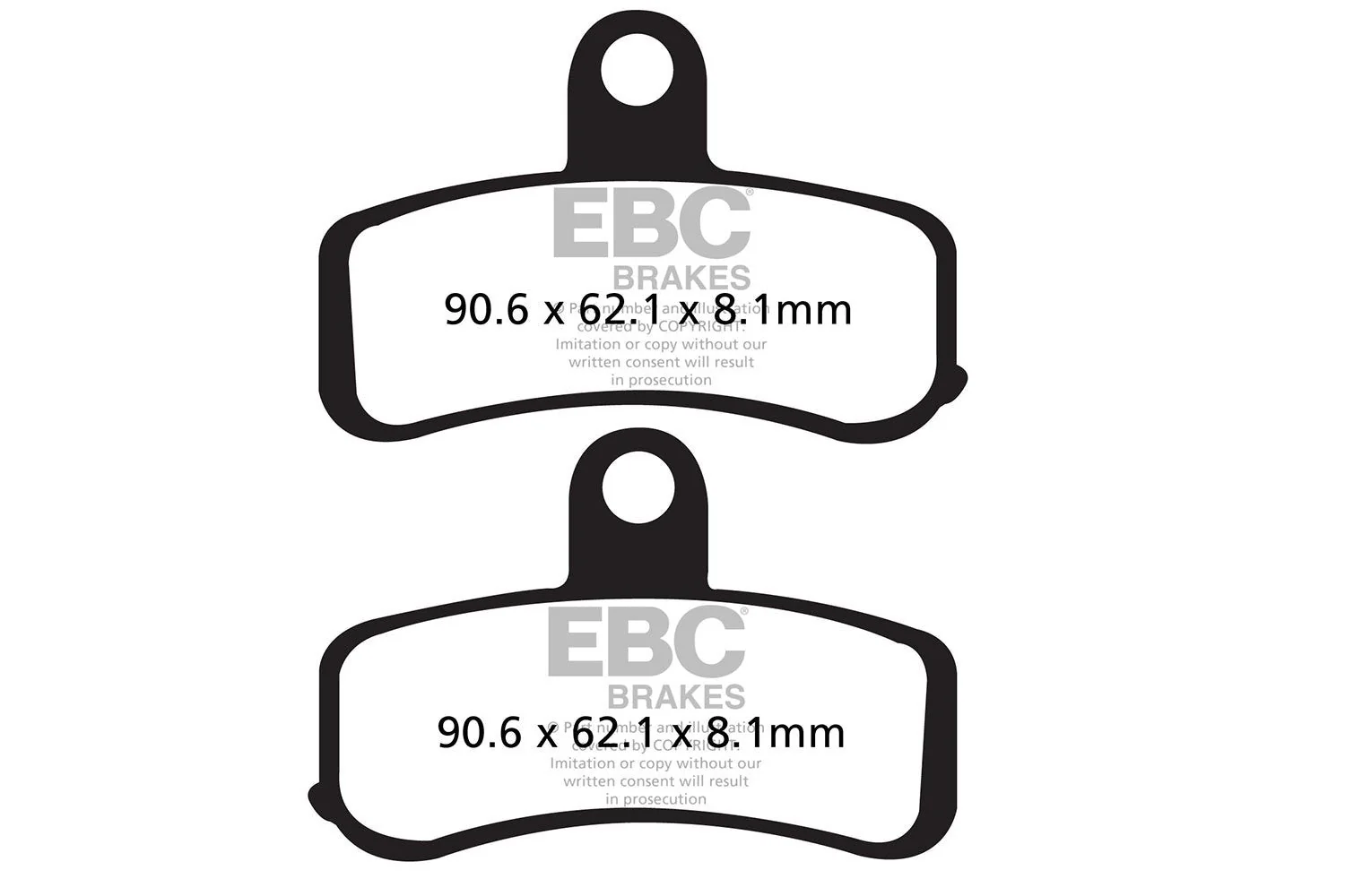 EBC Brake Pad - EPFA457HH Extreme Pro