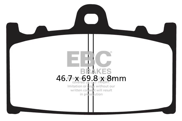 EBC Brake Pad - FA158 Organic - EBC