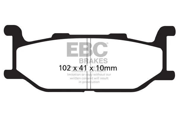 EBC Brake Pad - FA179HH Fully Sintered - EBC