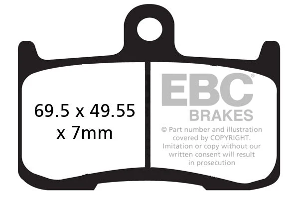 Brake Pads - FA347HH Fully Sintered - EBC