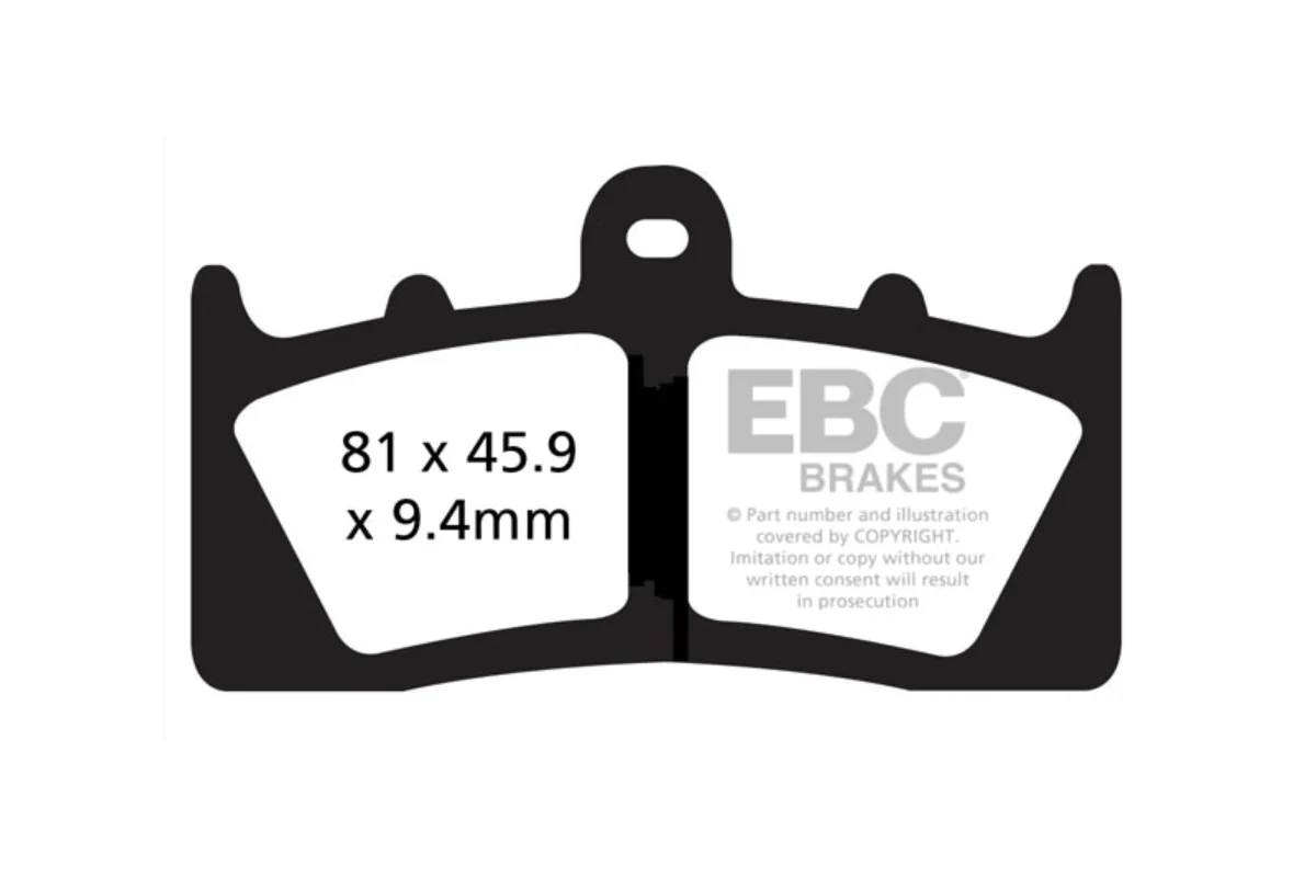EBC Brake Pads - FA613HH Fully Sintered
