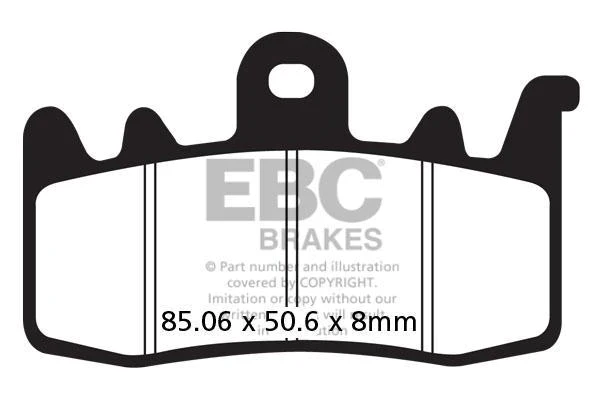 EBC Brake Pads - FA630V Semi Sintered