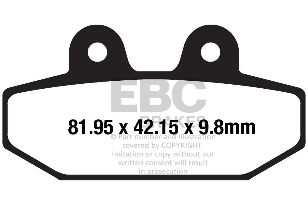 EBC Brake Pad - FA710HH Double H Sintered Brake Pads