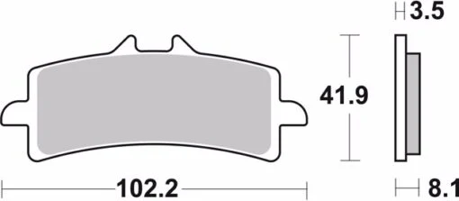 BREMBO FRONT BRAKE PADS 07BB37.LA: Aprilia, Benelli, Ducati, Honda, Kawasaki, Suzuki, Triumph - Image 3