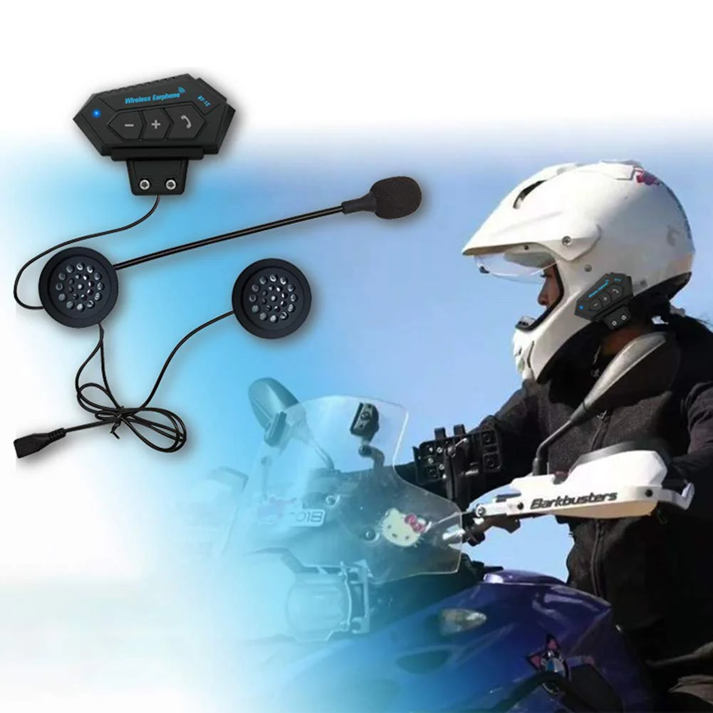 BT12 Helmet Bluetooth Headset