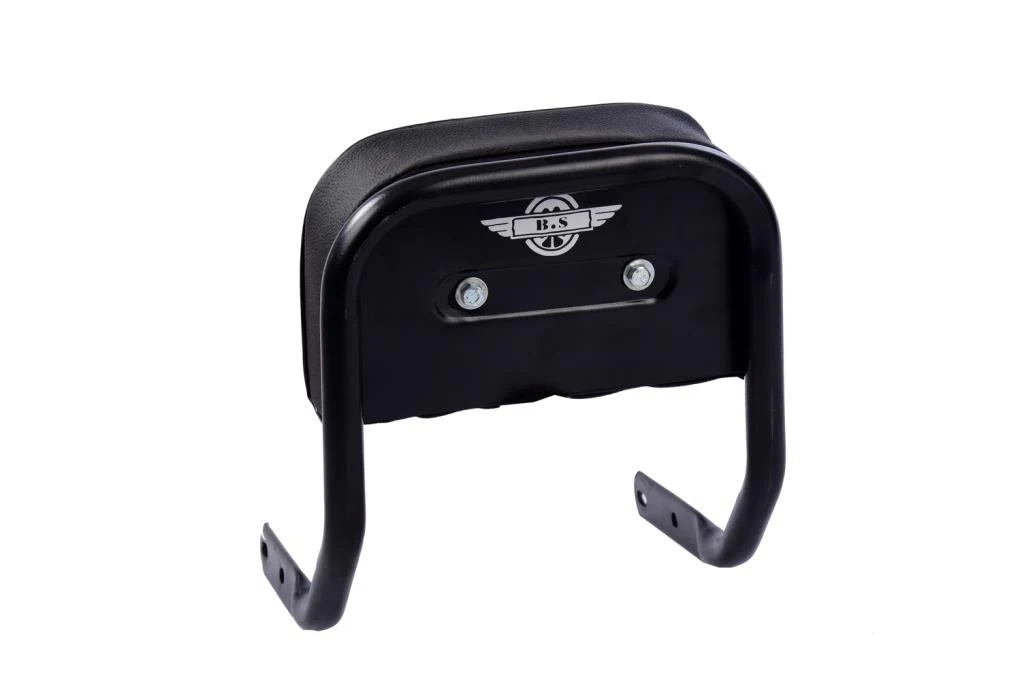Bullet Backrest In Stainless Steel Black (Powder Coated) - Image 2