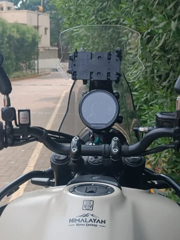 Windshield Ram Mount Base Plate Combo for Himalayan 450 - RJ Customs - Image 2